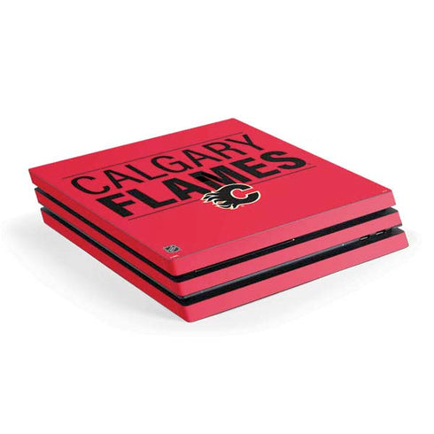 NHL Calgary Flames Lineup PlayStation PS4 Skins