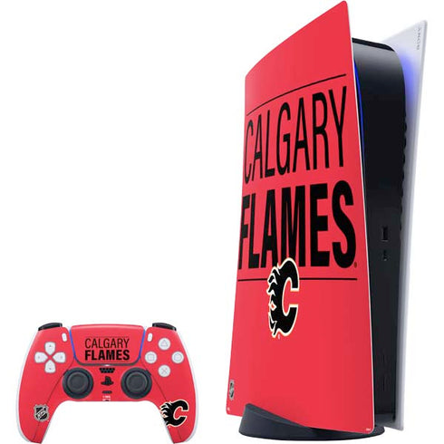 NHL Calgary Flames Lineup PlayStation PS5 Skins