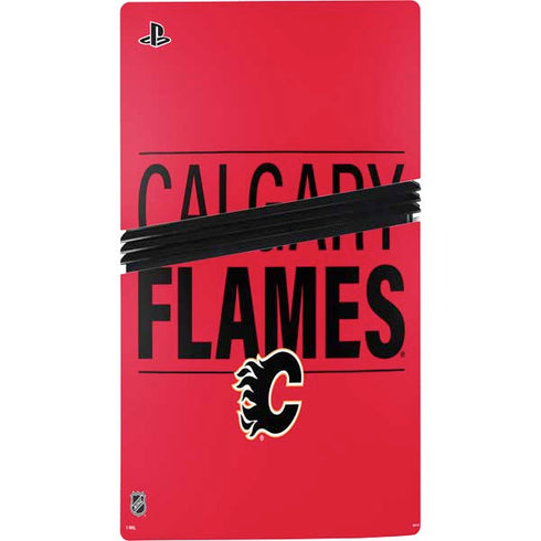 NHL Calgary Flames Lineup PS5 Pro Bundle Skin