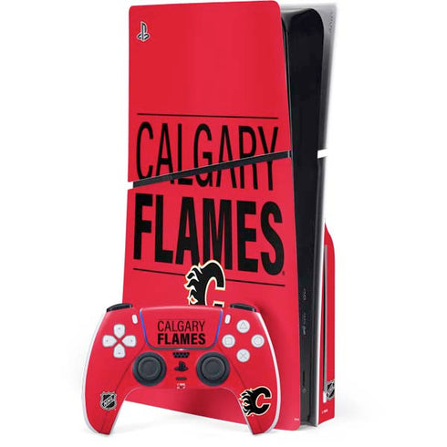 NHL Calgary Flames Lineup PlayStation PS5 Skins