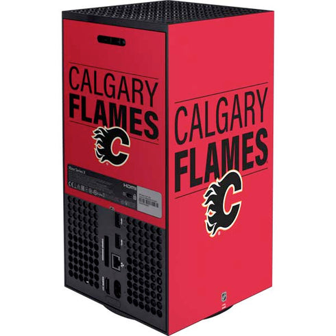 NHL Calgary Flames Lineup XBox Series X Digital Edition Bundle Skin