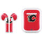 NHL Calgary Flames Solid Background Apple AirPods Skin