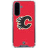 NHL Calgary Flames Solid Background Galaxy A36 5G Clear Case