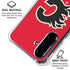 NHL Calgary Flames Solid Background Galaxy A36 5G Clear Case