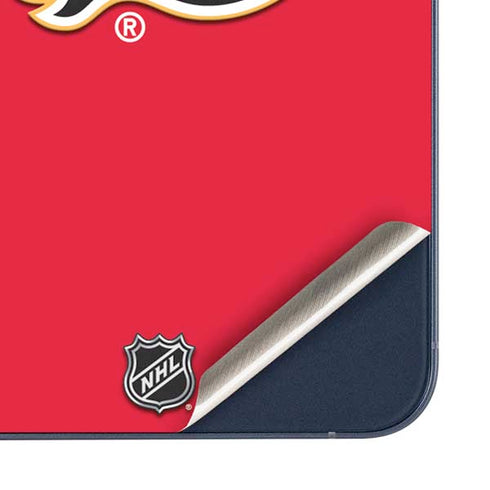 NHL Calgary Flames Solid Background Galaxy A36 5G Skin