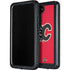 NHL Calgary Flames Solid Background Galaxy S24 Waterproof Case