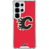 NHL Calgary Flames Solid Background Galaxy S25 Ultra Clear Case