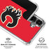 NHL Calgary Flames Solid Background Galaxy S26 Clear Case