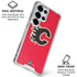 NHL Calgary Flames Solid Background Galaxy S26 Ultra Clear Case