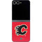 NHL Calgary Flames Solid Background Galaxy Z Flip6 Skin