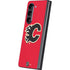 NHL Calgary Flames Solid Background Galaxy Z Fold5 5G Skin
