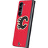 NHL Calgary Flames Solid Background Galaxy Z Fold5 5G Skin