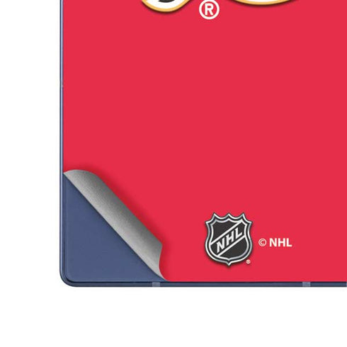 NHL Calgary Flames Solid Background Galaxy Z Fold6 Skin