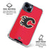 NHL Calgary Flames Solid Background iPhone 15 Clear Case