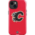 NHL Calgary Flames Solid Background iPhone 15 Impact Case