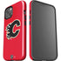 NHL Calgary Flames Solid Background iPhone 15 Impact Case
