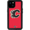 NHL Calgary Flames Solid Background iPhone 15 Plus Waterproof Case