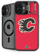 NHL Calgary Flames Solid Background iPhone 16 Kickstand Case