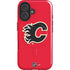 NHL Calgary Flames Solid Background iPhone 16 Magsafe Impact Case