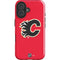 NHL Calgary Flames Solid Background iPhone 16 Plus Impact Case