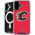 NHL Calgary Flames Solid Background iPhone 16 Plus MagSafe Case