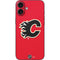 NHL Calgary Flames Solid Background iPhone 16 Plus Skin