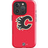NHL Calgary Flames Solid Background iPhone 16 Pro Impact Case