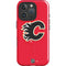 NHL Calgary Flames Solid Background iPhone 16 Pro Magsafe Impact Case