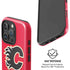 NHL Calgary Flames Solid Background iPhone 16 Pro Magsafe Impact Case