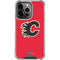 NHL Calgary Flames Solid Background iPhone 16 Pro Max Clear Case