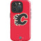 NHL Calgary Flames Solid Background iPhone 16 Pro Max Impact Case