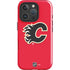 NHL Calgary Flames Solid Background iPhone 16 Pro Max Impact Case
