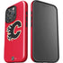 NHL Calgary Flames Solid Background iPhone 16 Pro Max Impact Case