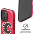 NHL Calgary Flames Solid Background iPhone 16 Pro Max Magsafe Impact Case