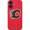 NHL Calgary Flames Solid Background iPhone 16 Skin