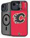 NHL Calgary Flames Solid Background iPhone 16e Kickstand Case