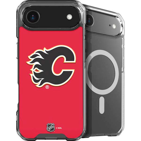 NHL Calgary Flames Solid Background iPhone 17 Air MagSafe Case