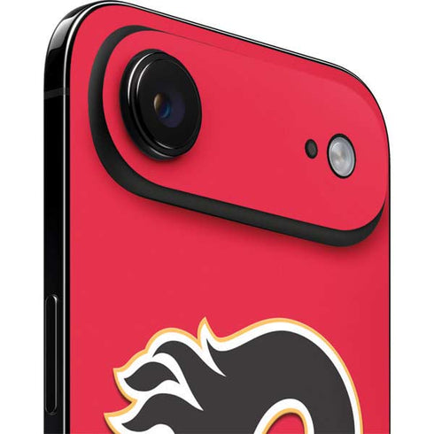 NHL Calgary Flames Solid Background iPhone 17 Air Skin