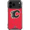 NHL Calgary Flames Solid Background iPhone 17 Pro Max Clear Case