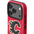 NHL Calgary Flames Solid Background iPhone 17 Pro Max Impact Case