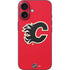 NHL Calgary Flames Solid Background iPhone 17 Skin