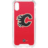 NHL Calgary Flames Solid Background iPhone XS Clear Case
