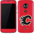 NHL Calgary Flames Solid Background Moto E5 Play Skin