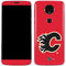 NHL Calgary Flames Solid Background Moto E5 Plus Skin