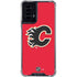 NHL Calgary Flames Solid Background Moto G Power 5G (2024) Clear Case