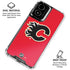 NHL Calgary Flames Solid Background Moto G Power 5G (2024) Clear Case