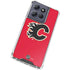 NHL Calgary Flames Solid Background Moto G Stylus 5G (2025) Clear Case