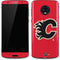 NHL Calgary Flames Solid Background Moto G6 Skin