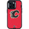 NHL Calgary Flames Solid Background Otterbox Defender iPhone Skin