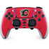 NHL Calgary Flames Solid Background PS5 DualSense Edge Pro Controller Skin